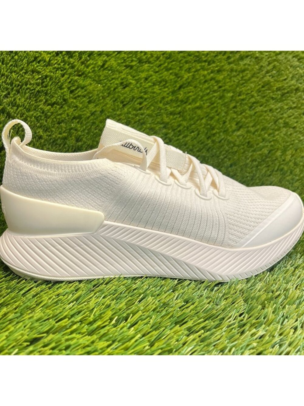 Allbirds Tree Glider Mens Size 8.5 Ivory Athletic Running Knit Shoes Sneakers
